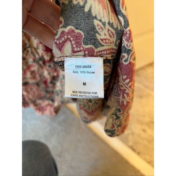 Anthropologie Love the Label Long Maxi Sam Jaipur Paisley, $275 Med E23 - Picture 9 of 10